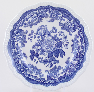 Plate British Flowers